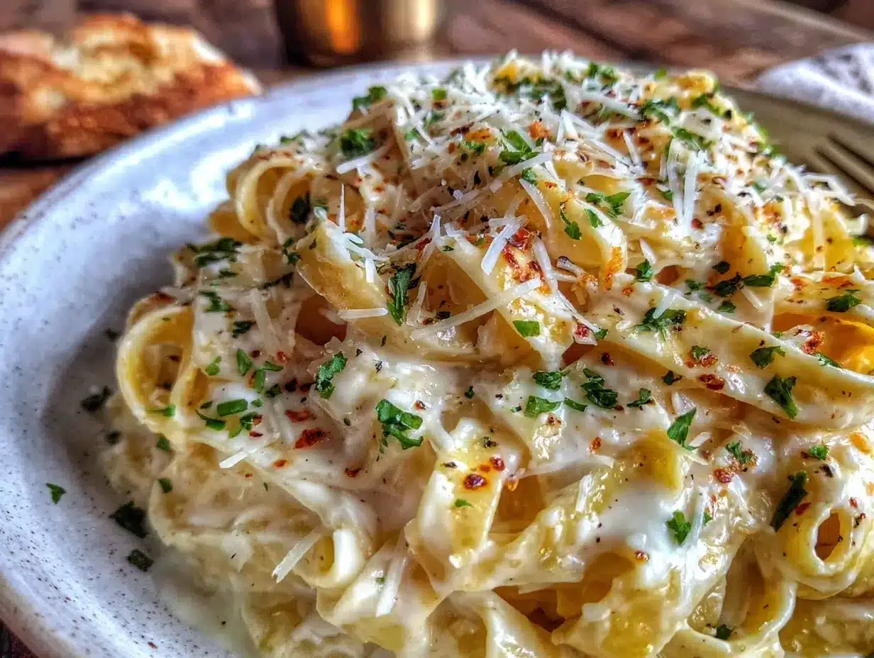 creamy homemade fettuccine alfredo preparation steps