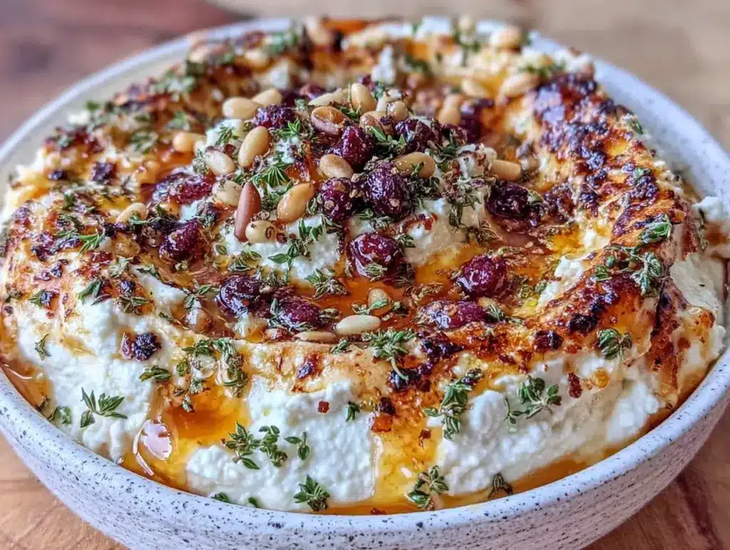 creamy honey whipped feta - featured image