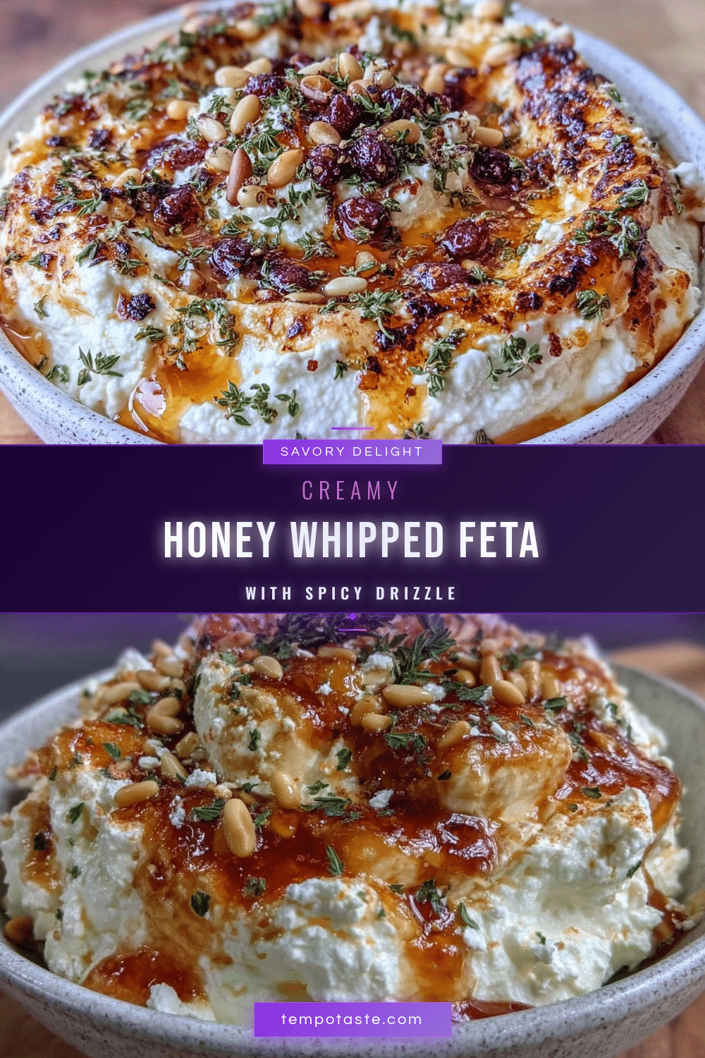 creamy honey whipped feta recipe