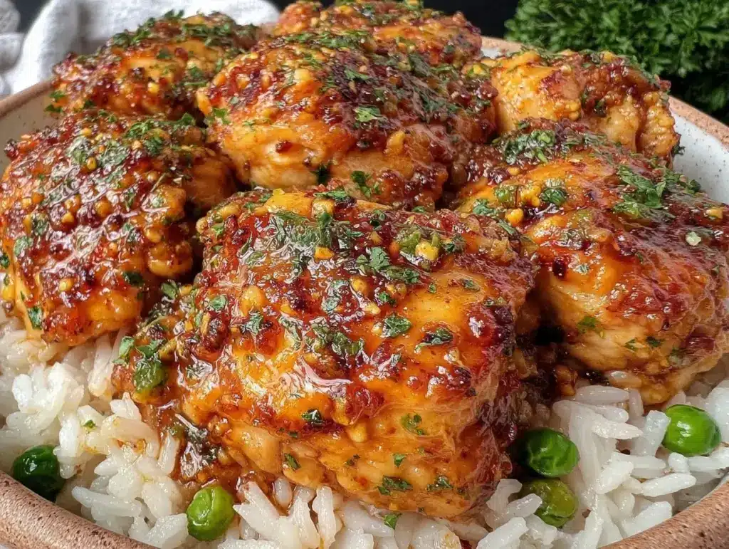 creamy instant pot chicken and rice - featured image