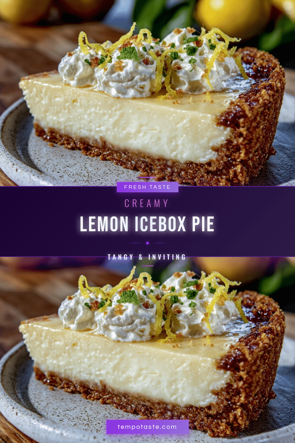 creamy lemon icebox pie recipe