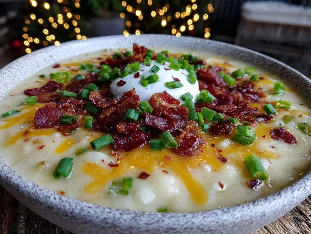creamy loaded baked potato soup preparation steps