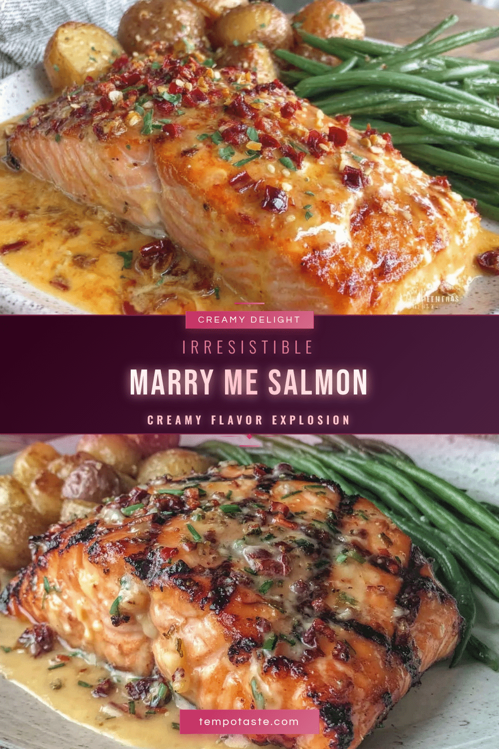 creamy marry me salmon recipe