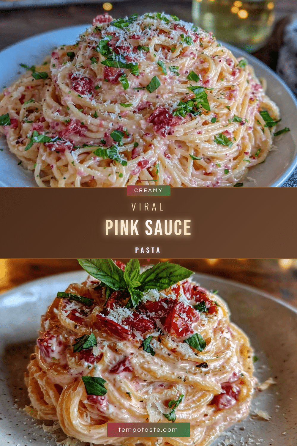 creamy pink sauce pasta recipe