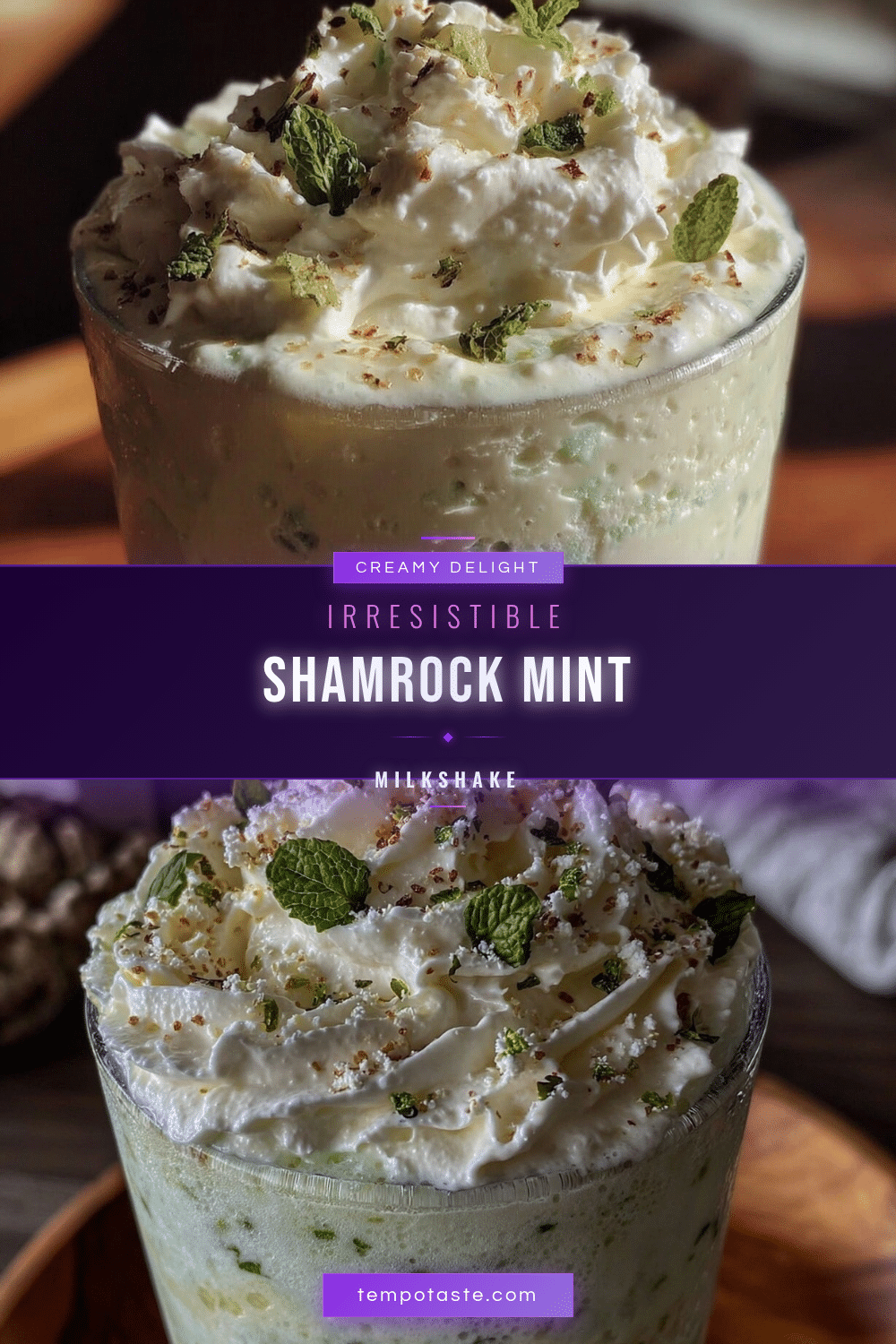 creamy shamrock mint milkshake recipe