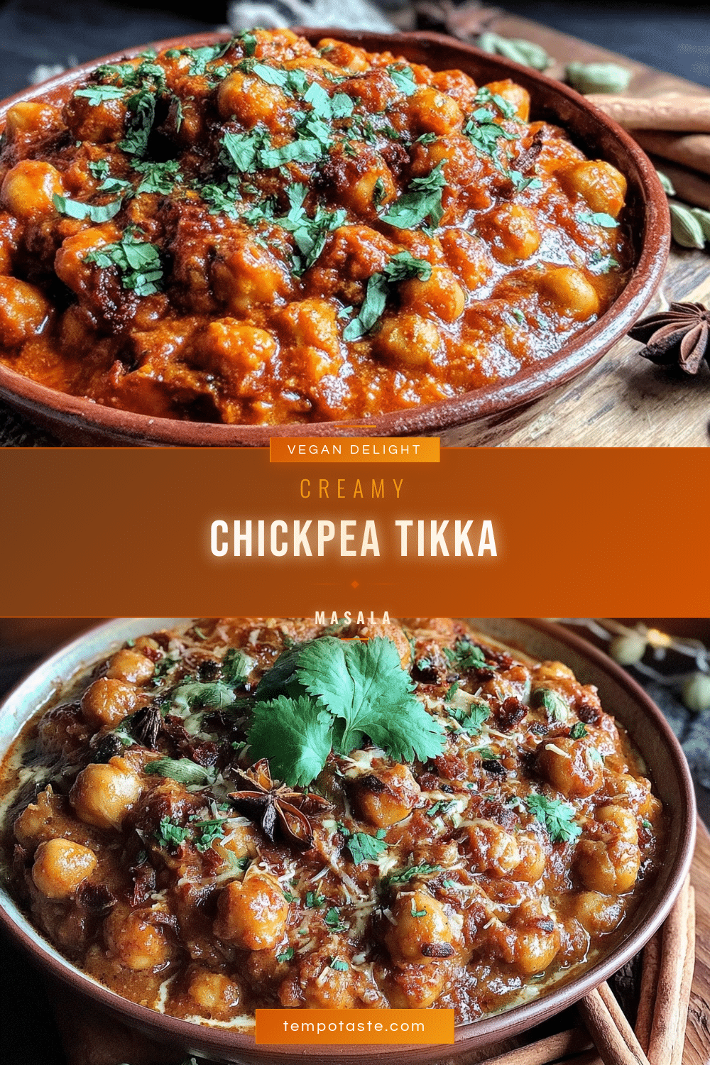 creamy vegan chickpea tikka masala recipe