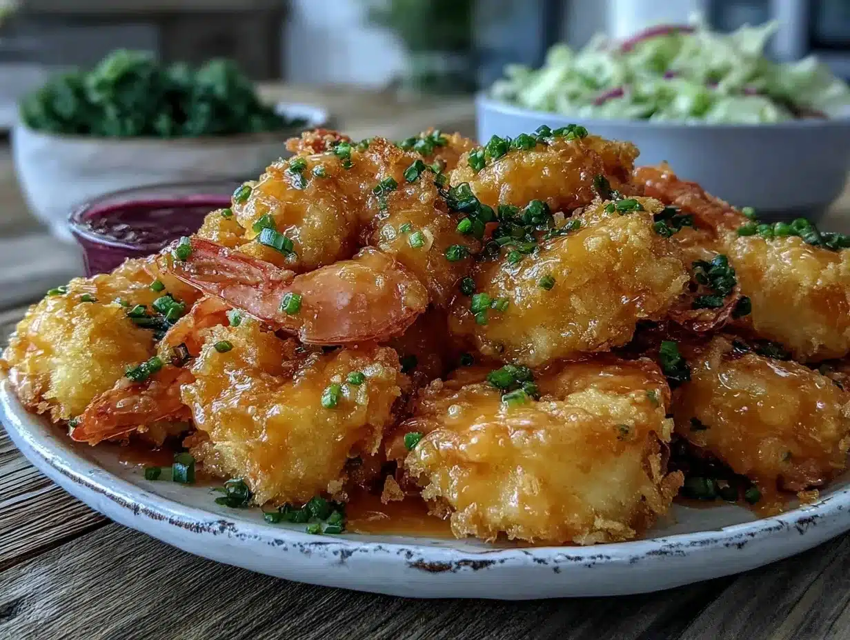 Crispy Air Fryer Bang Bang Shrimp preparation steps
