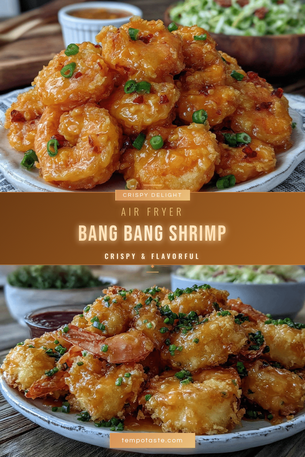 Crispy Air Fryer Bang Bang Shrimp recipe