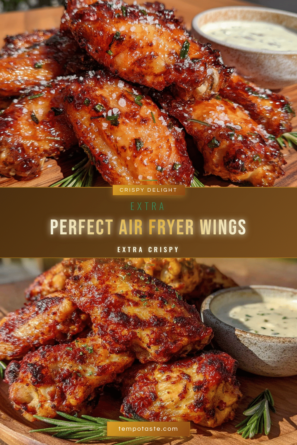 crispy air fryer wings recipe