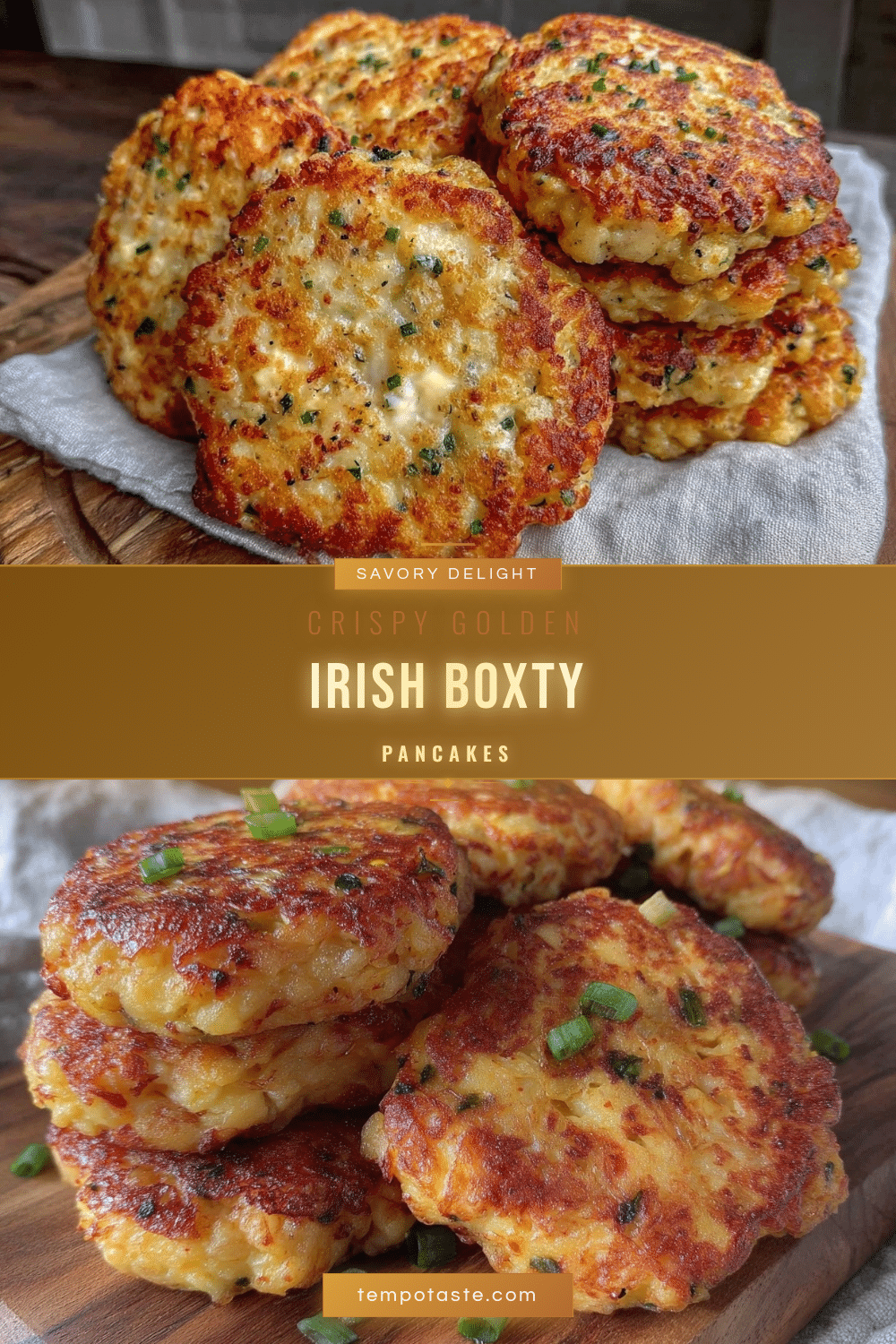 crispy boxty Irish potato pancakes recipe