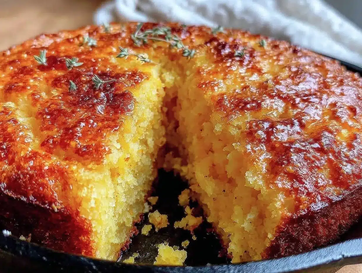 crispy cast iron cornbread preparation steps