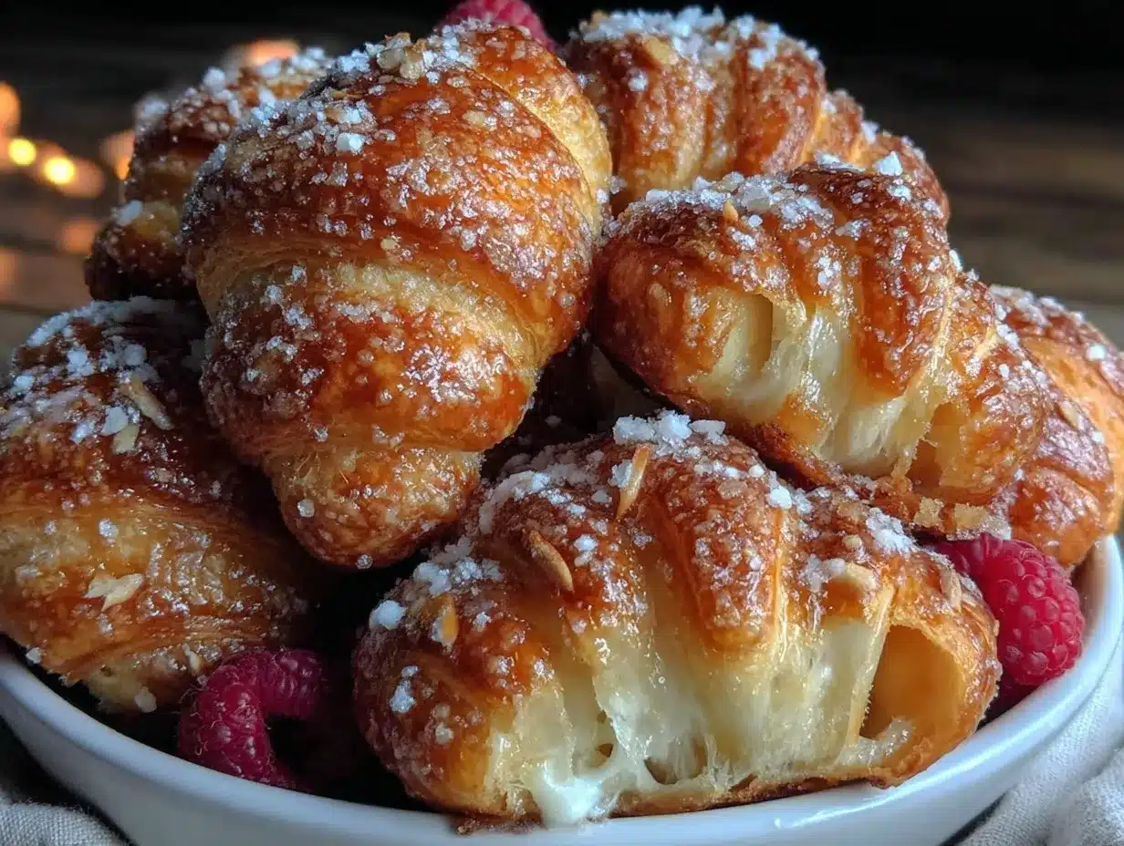 crispy croissant cereal preparation steps