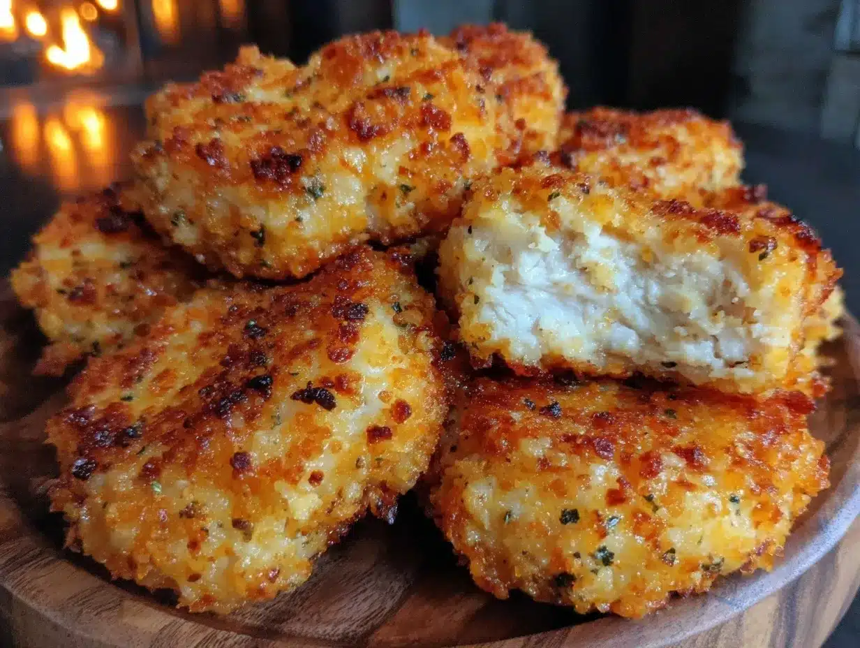 crispy homemade chicken nuggets preparation steps