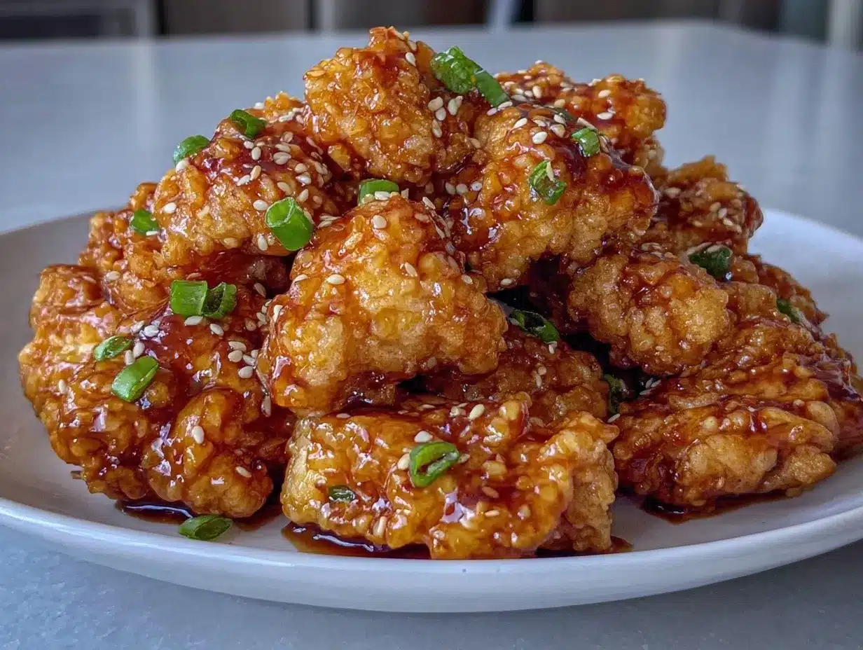 crispy honey sesame chicken preparation steps