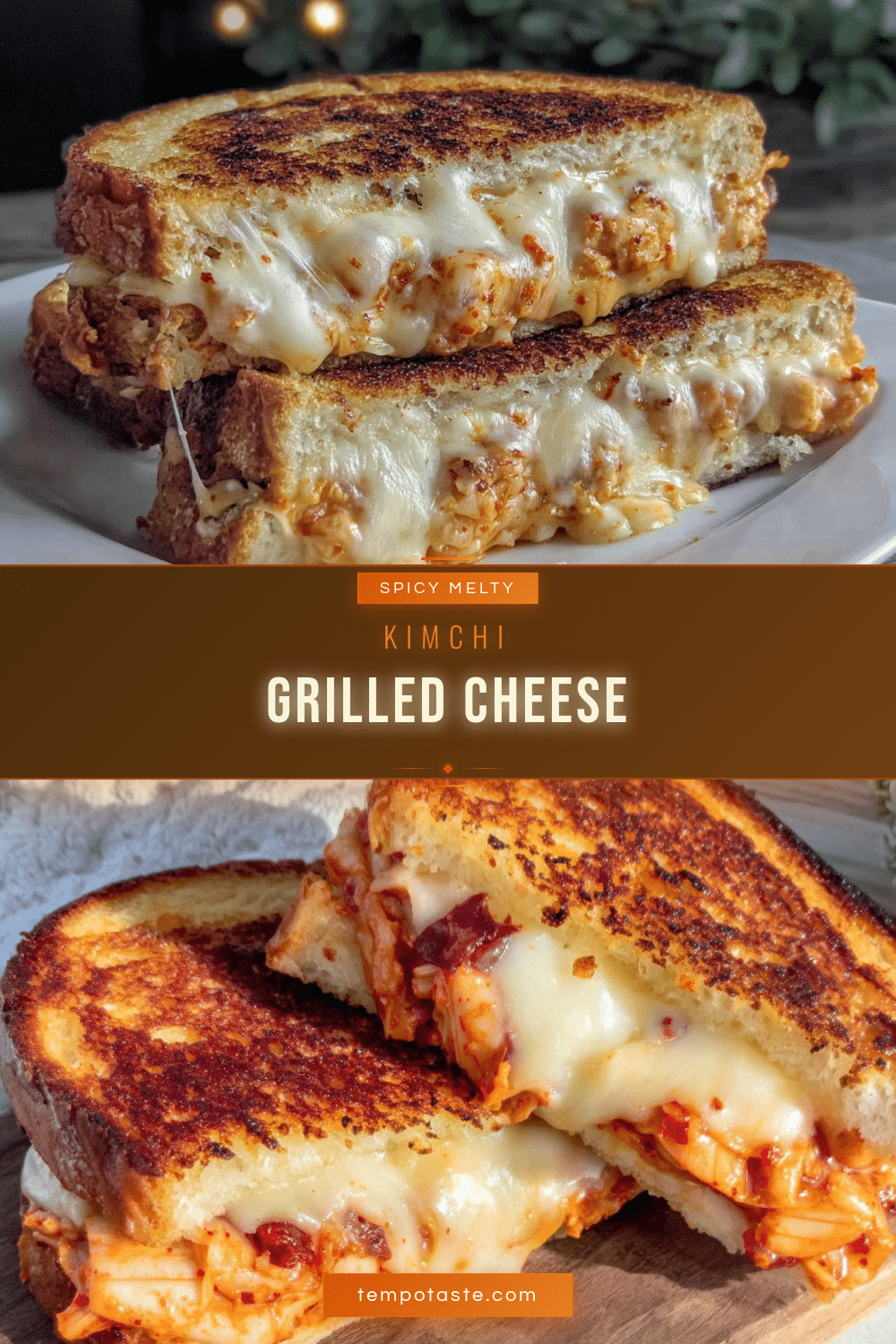 crispy kimchi grilled cheese recipe