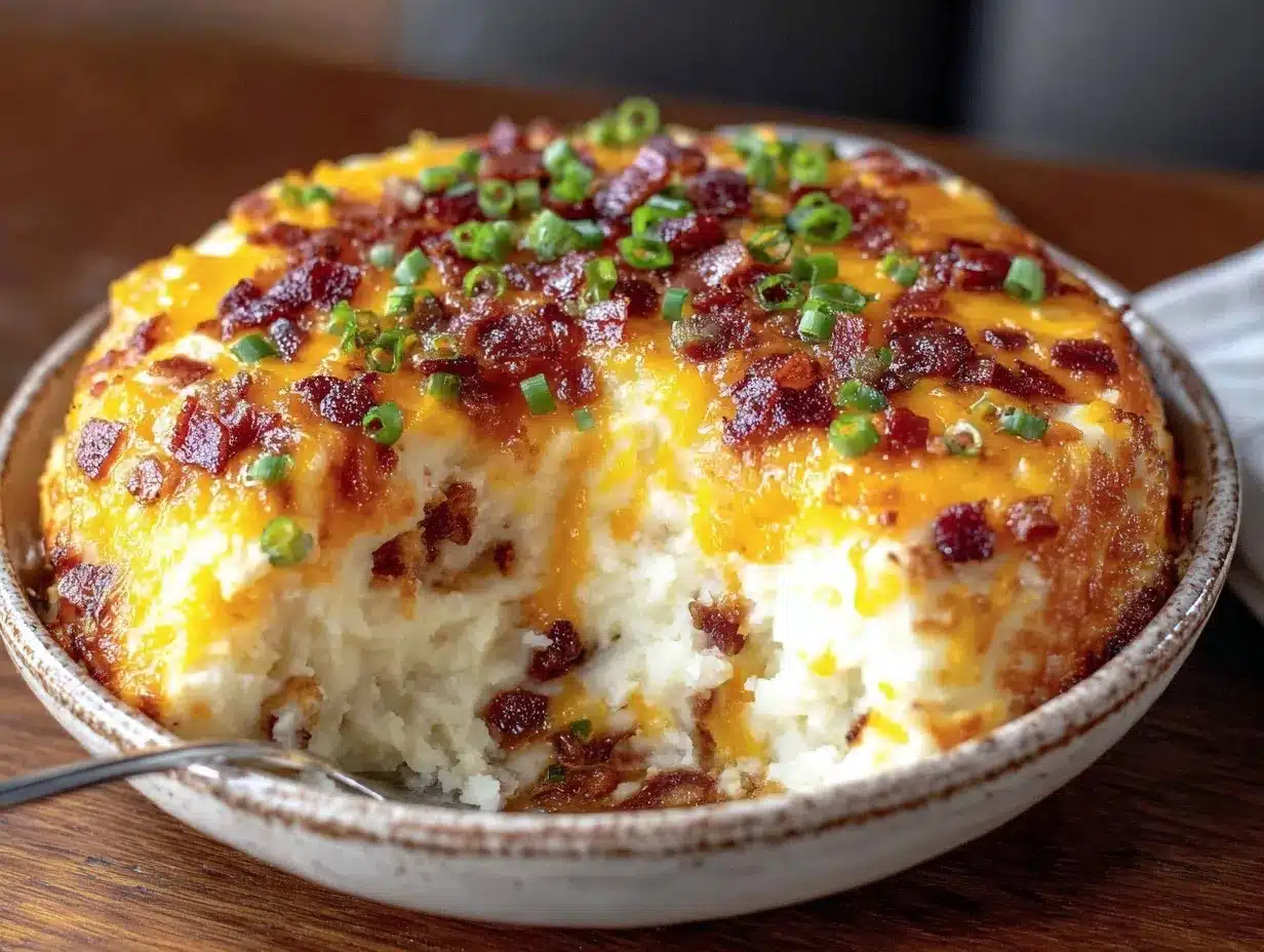 crispy loaded mashed potato casserole preparation steps