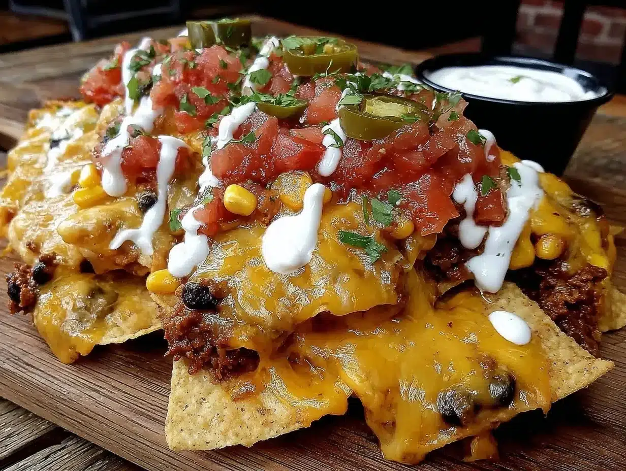 crispy loaded nacho bar preparation steps