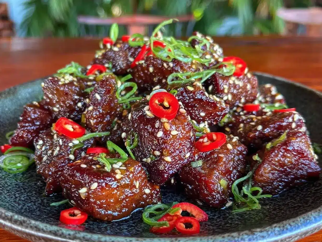 crispy Mongolian beef preparation steps
