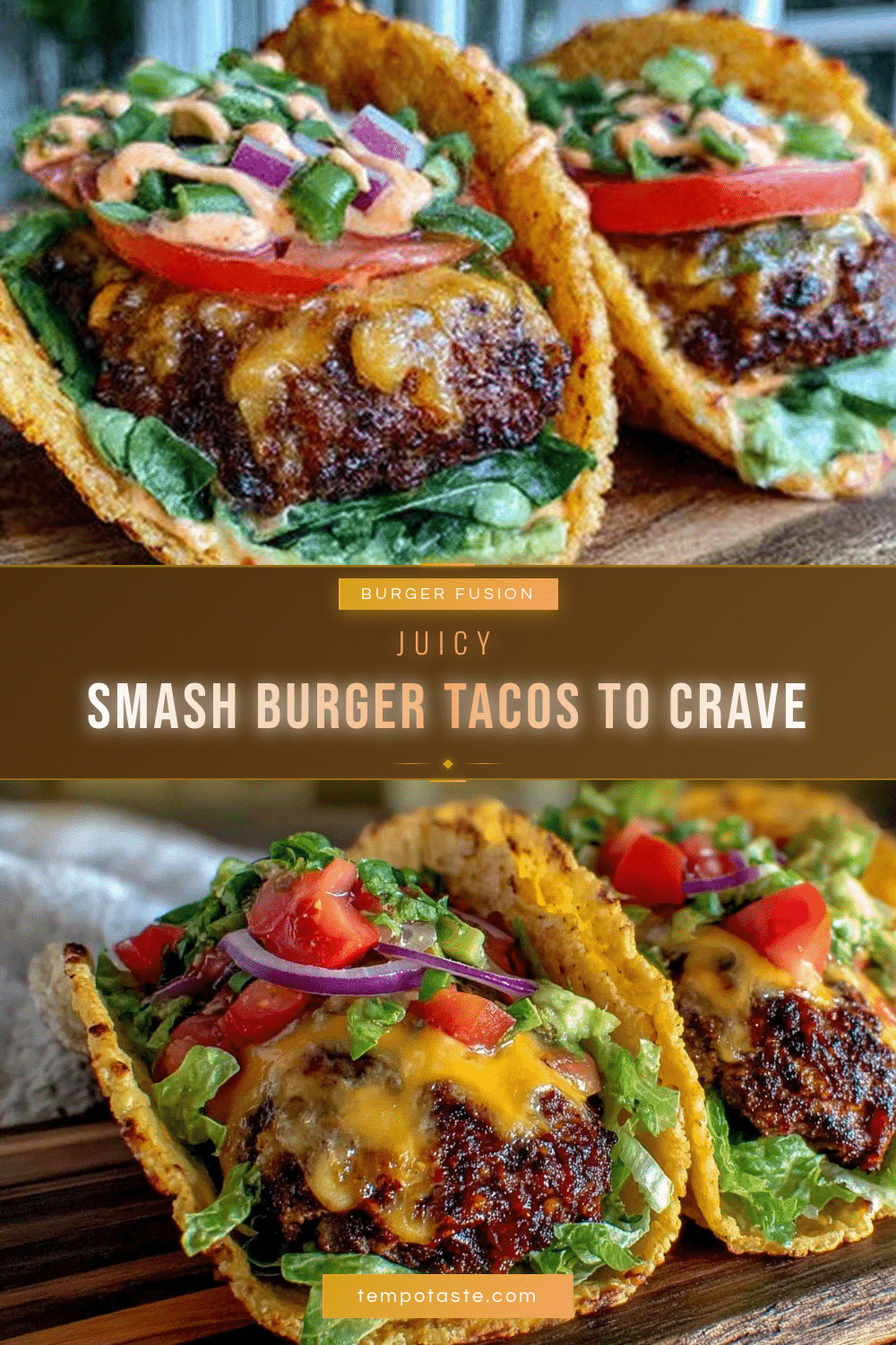 crispy smash burger tacos recipe