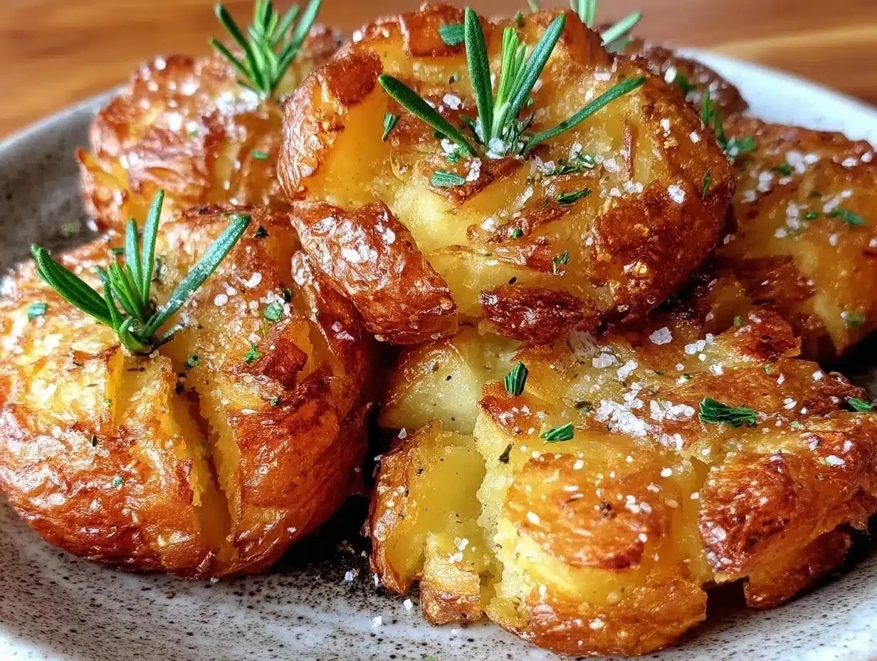 crispy smashed potatoes recipe preparation steps