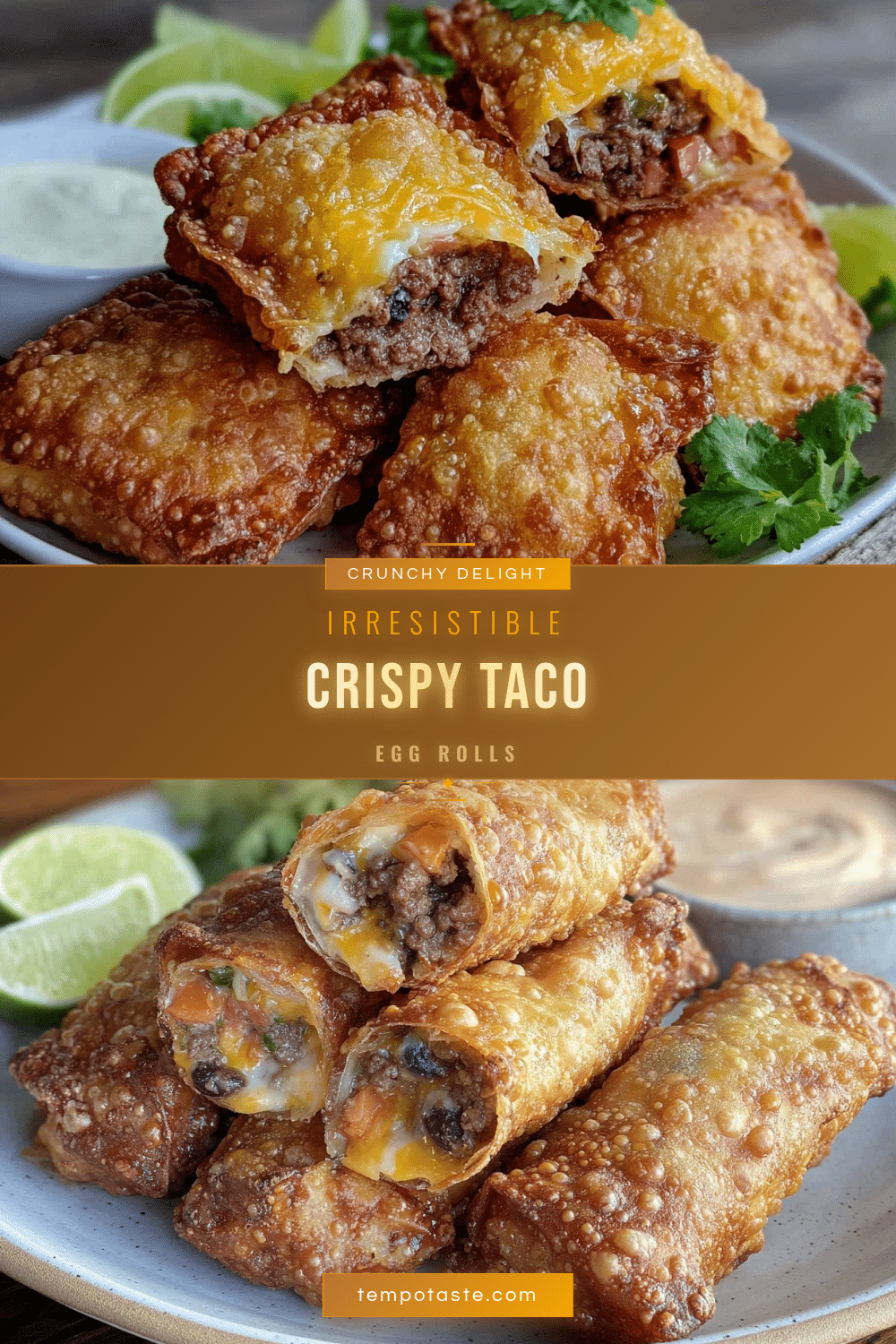 crispy taco egg rolls recipe