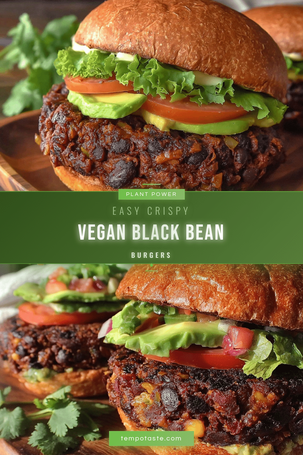 crispy vegan black bean burgers recipe