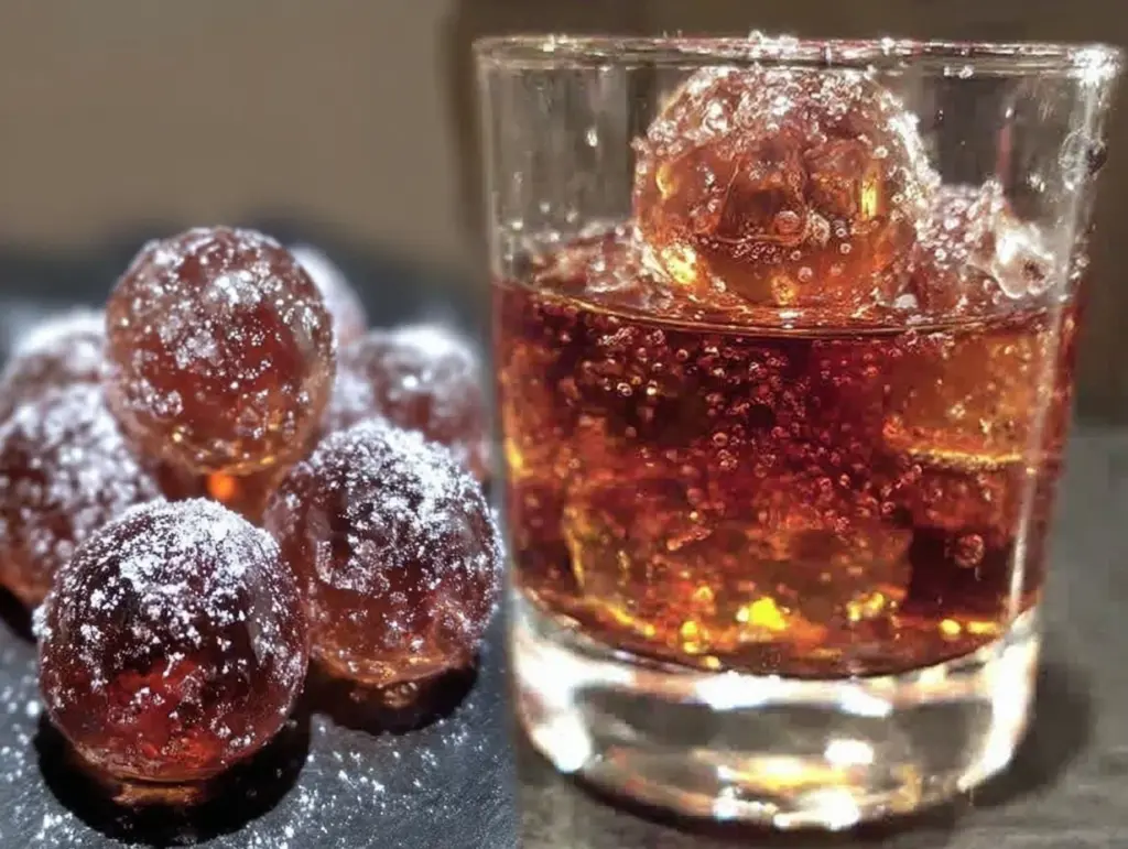 crystal clear cocktail ice spheres - featured image