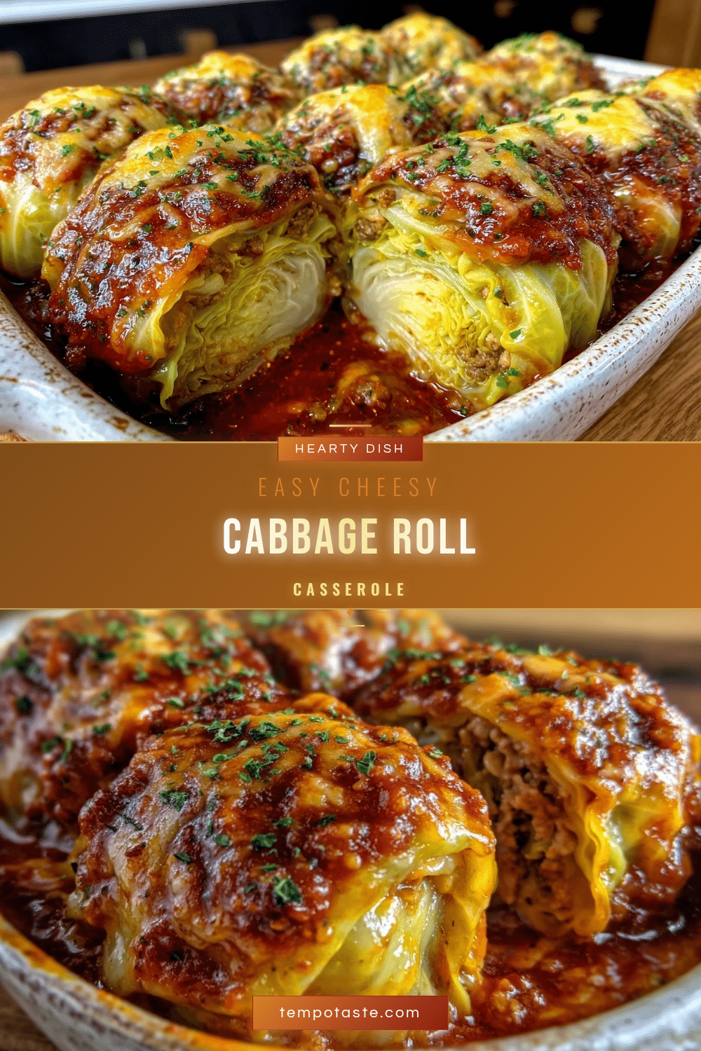 easy cheesy cabbage roll casserole recipe