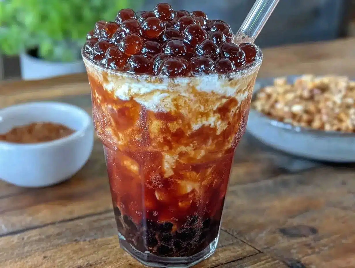 easy creamy homemade boba tea recipe preparation steps