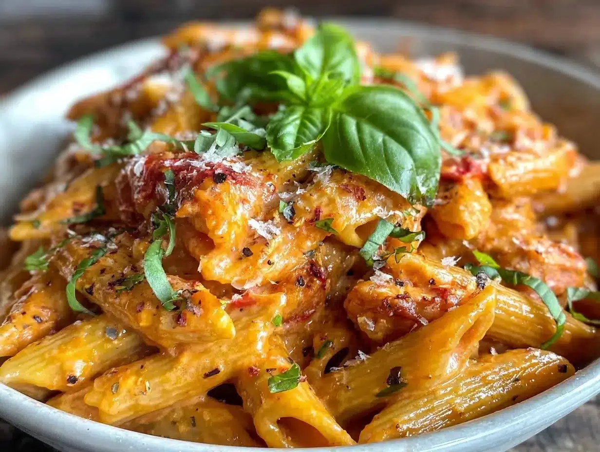 easy creamy tomato pasta preparation steps