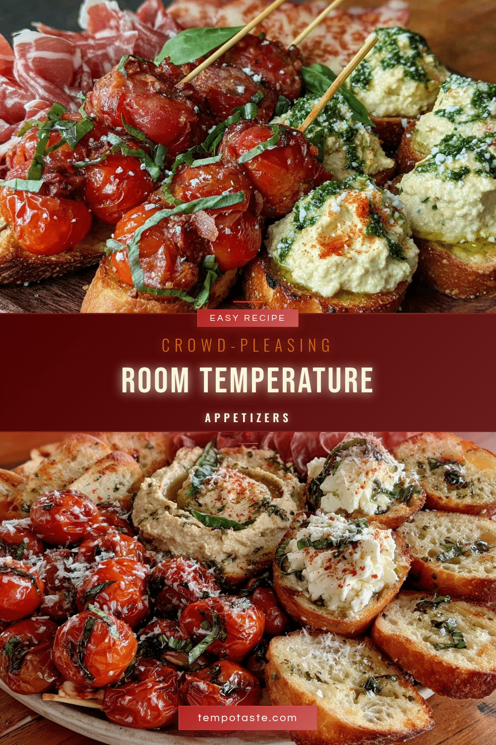 easy crowd-pleasing room temperature appetizers recipe