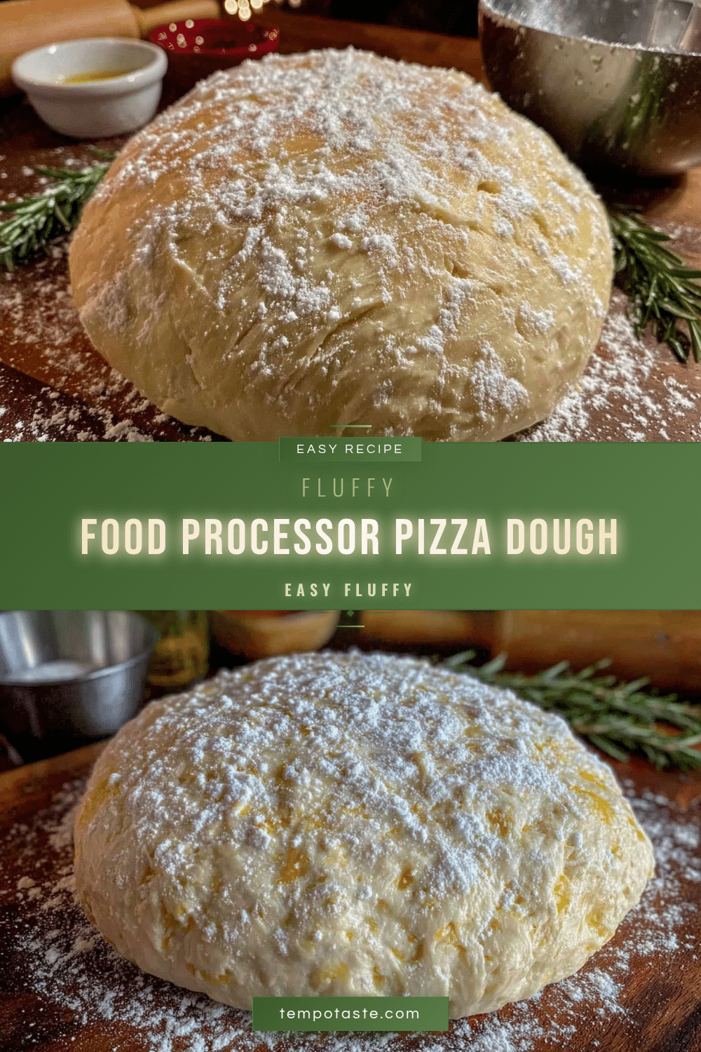 easy fluffy food processor pizza dough recipe