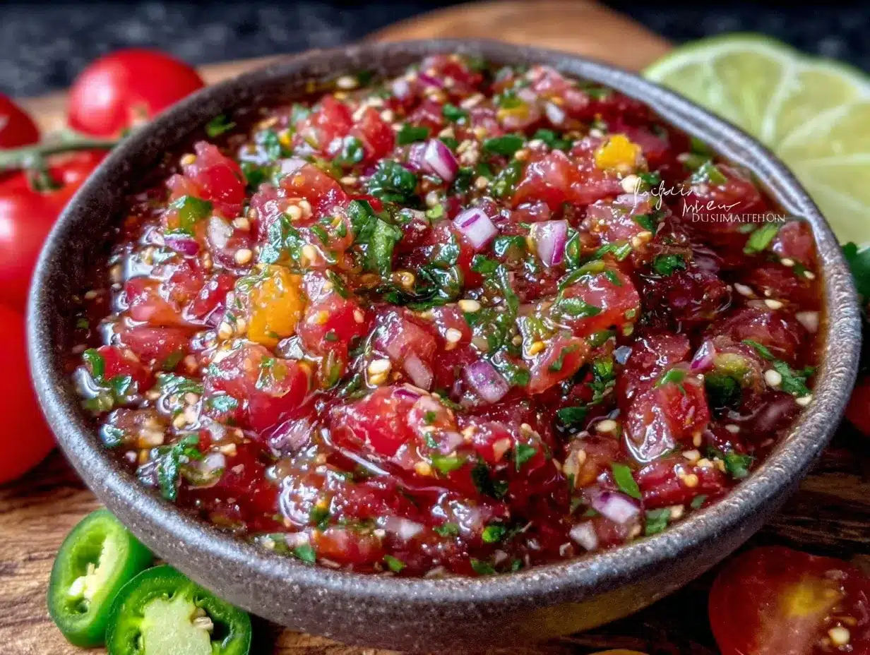 easy fresh blender salsa recipe preparation steps