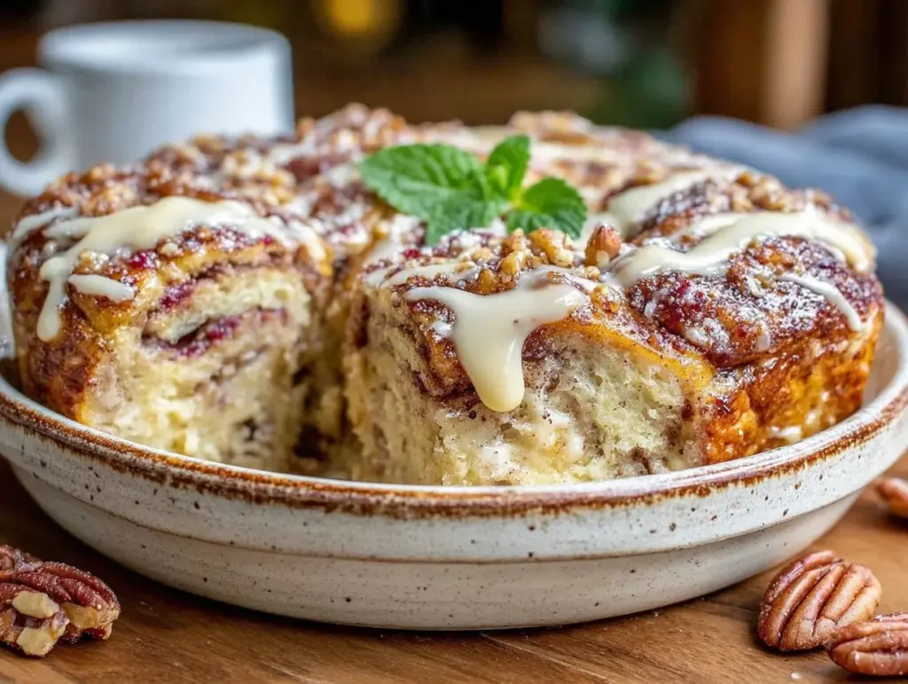 Easy Gooey Cinnamon Roll French Toast Bake - featured image