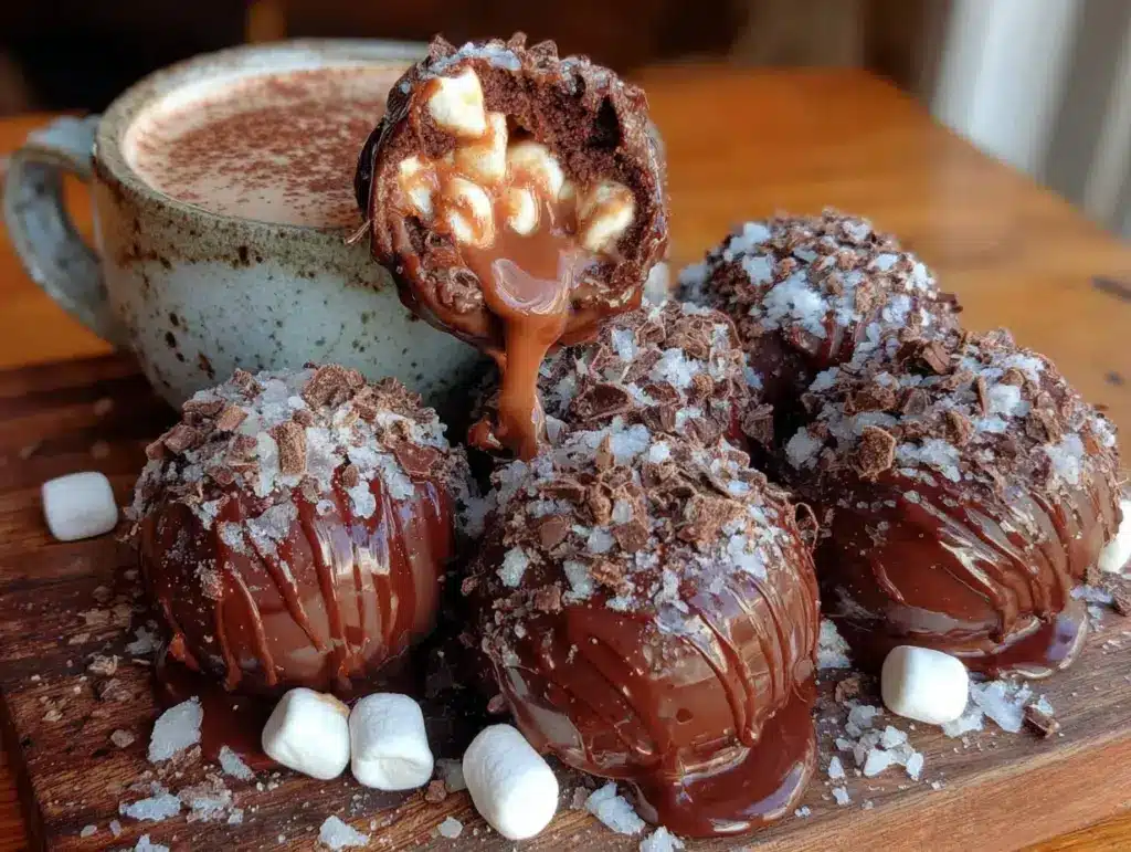 exploding hot chocolate bombs - featured image