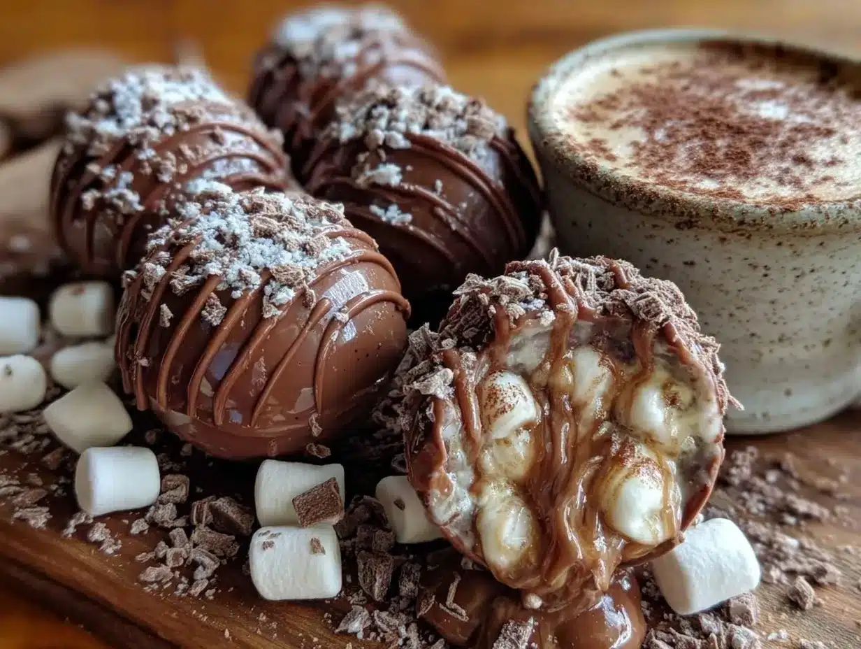 exploding hot chocolate bombs preparation steps