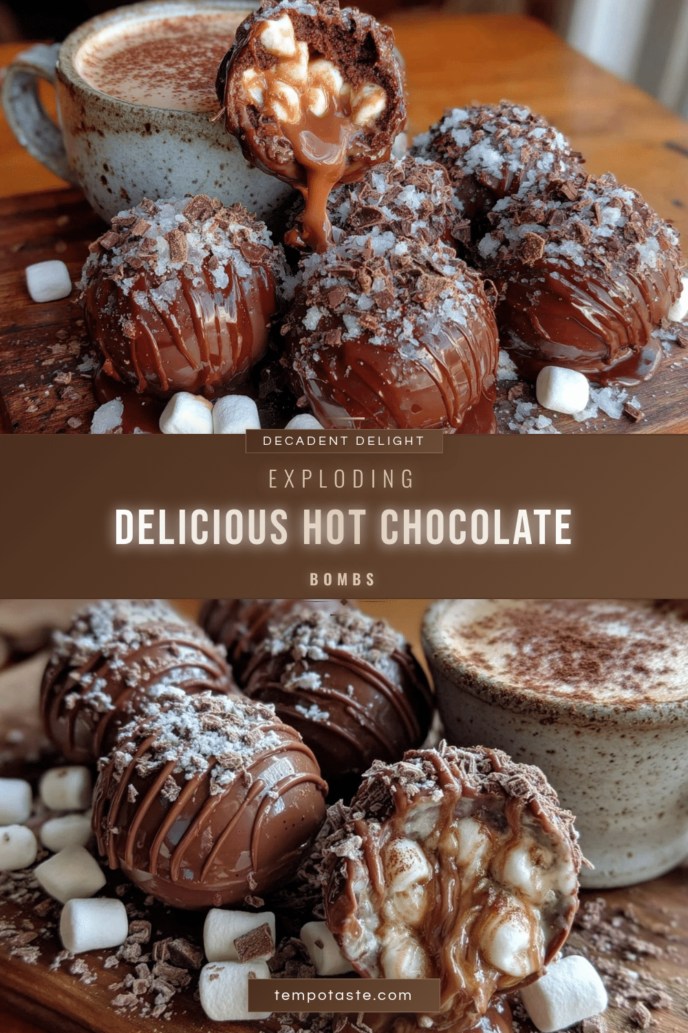 exploding hot chocolate bombs recipe