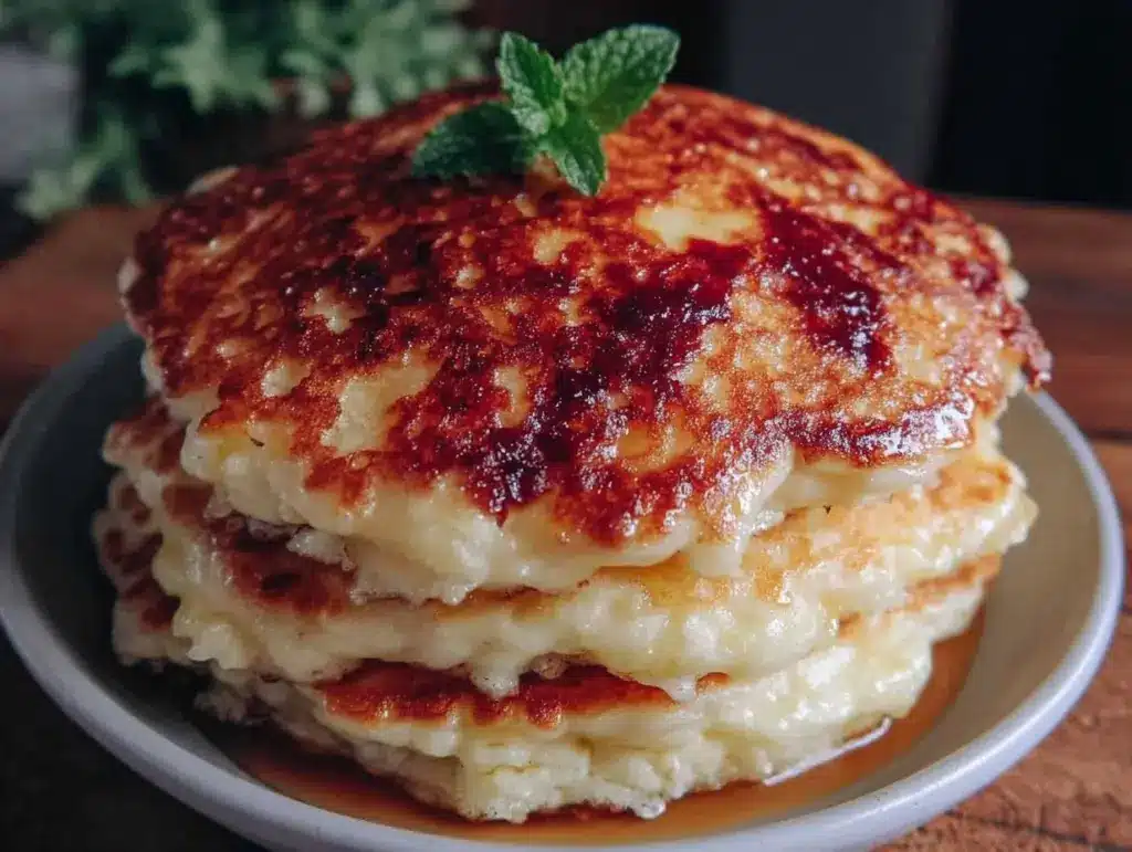 fluffy blender pancakes - featured image