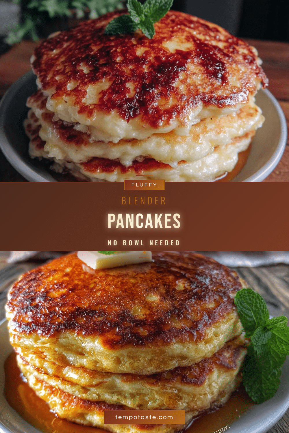 fluffy blender pancakes recipe