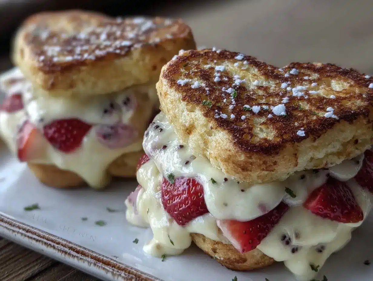 fluffy cloud bread heart sandwiches preparation steps