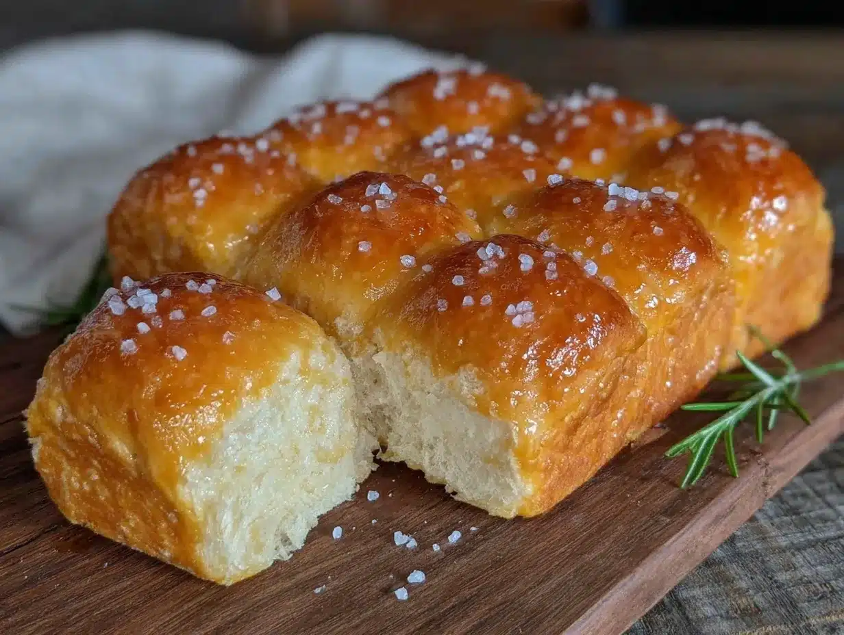 fluffy homemade dinner rolls preparation steps