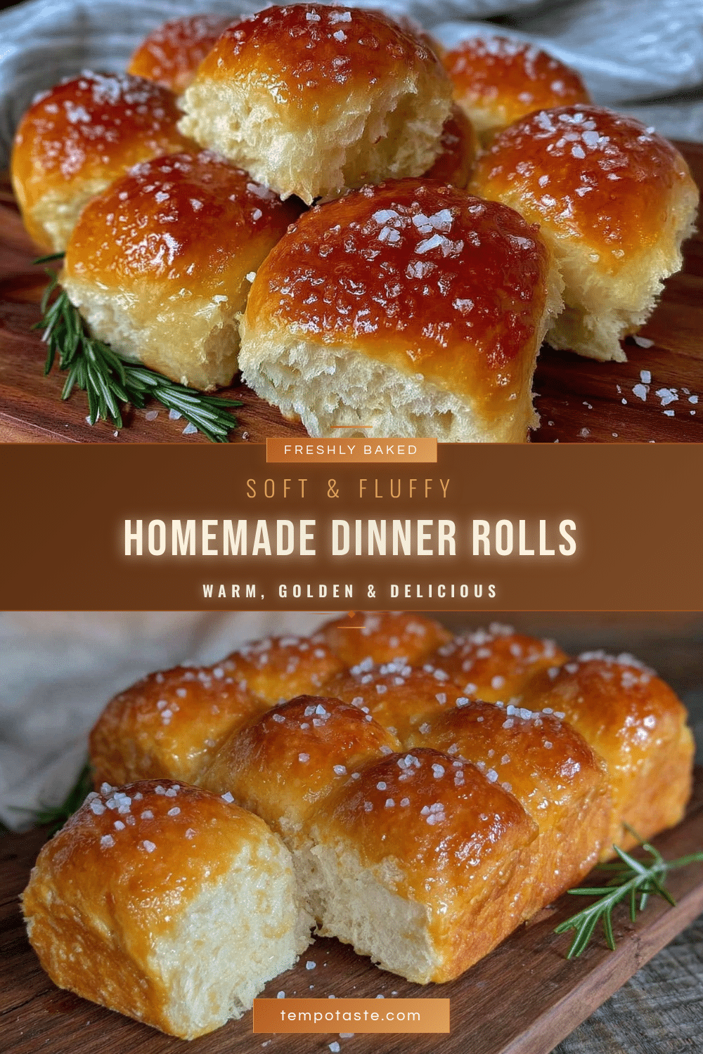 fluffy homemade dinner rolls recipe