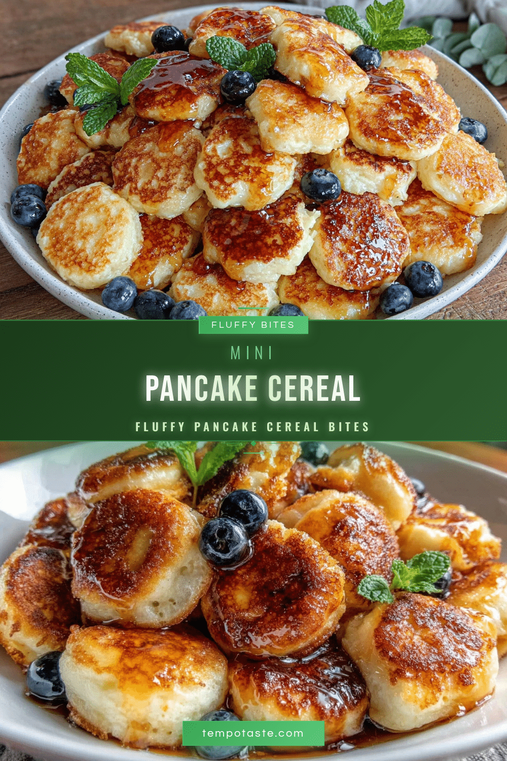 fluffy pancake cereal bites recipe