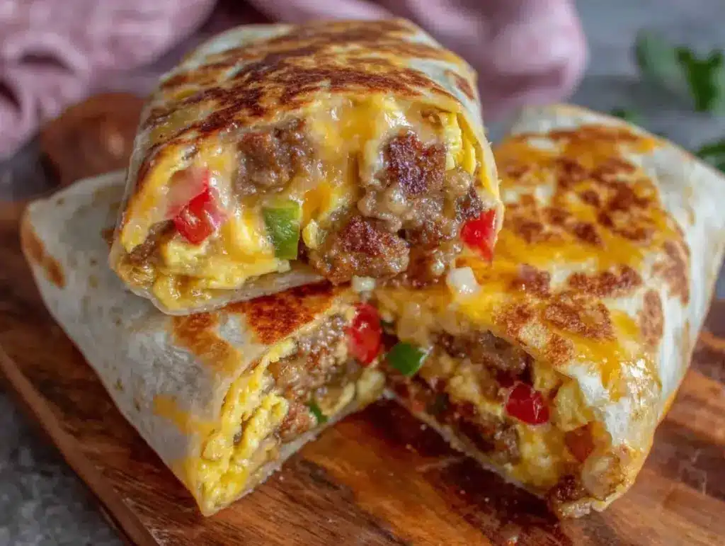 freezer-friendly breakfast burritos - featured image