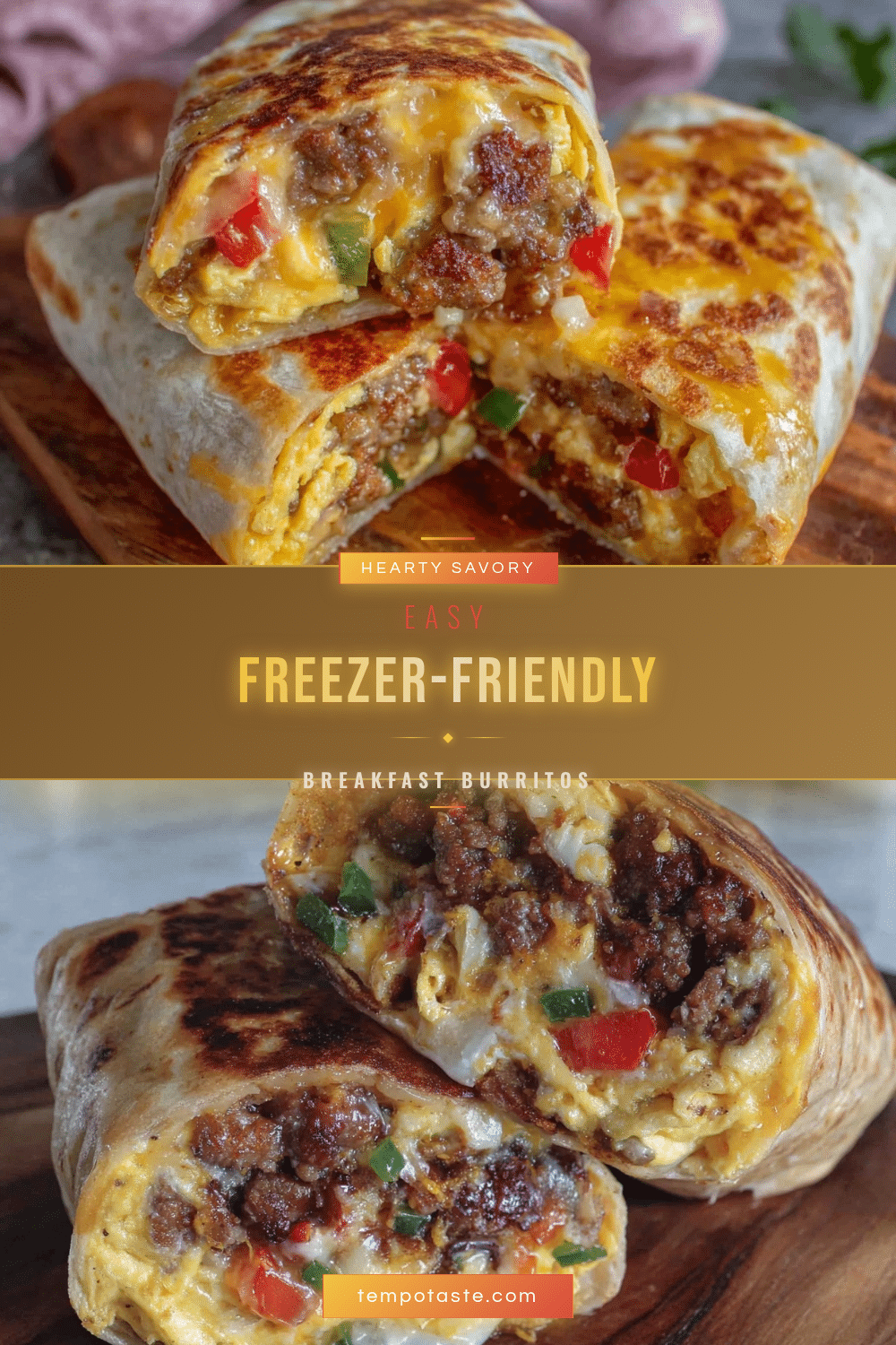 freezer-friendly breakfast burritos recipe