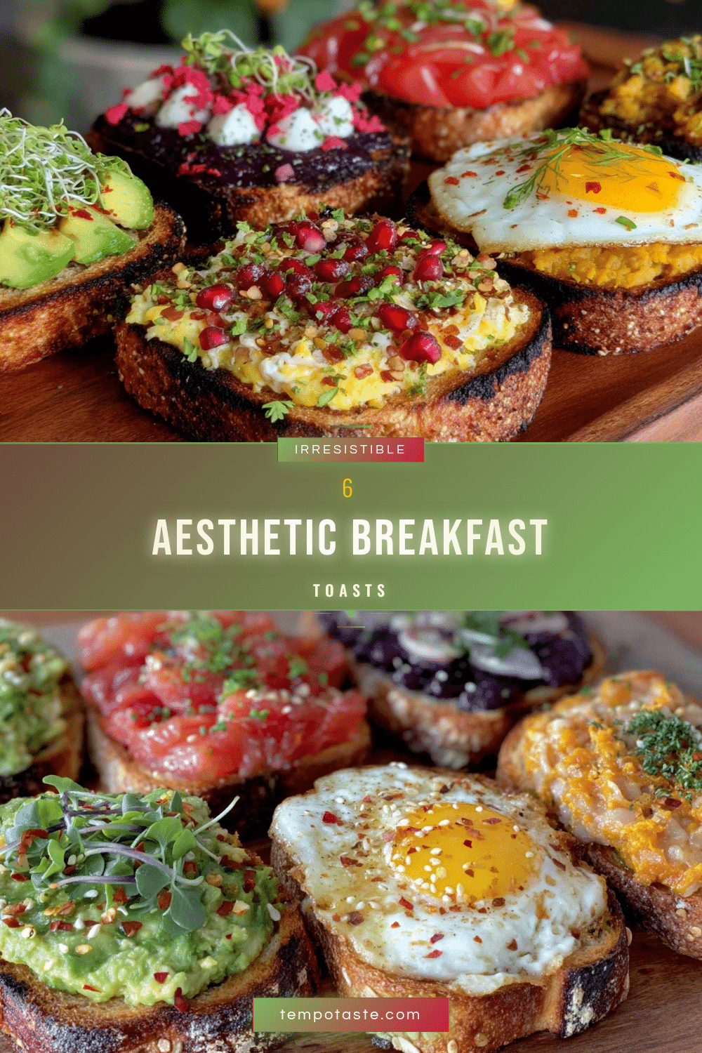 fresh aesthetic breakfast toasts recipe