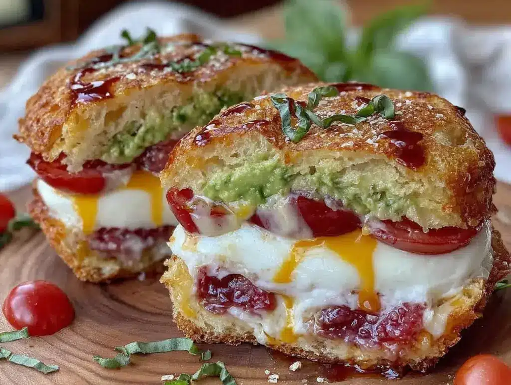 Fresh Caprese Breakfast Sandwich - featured image