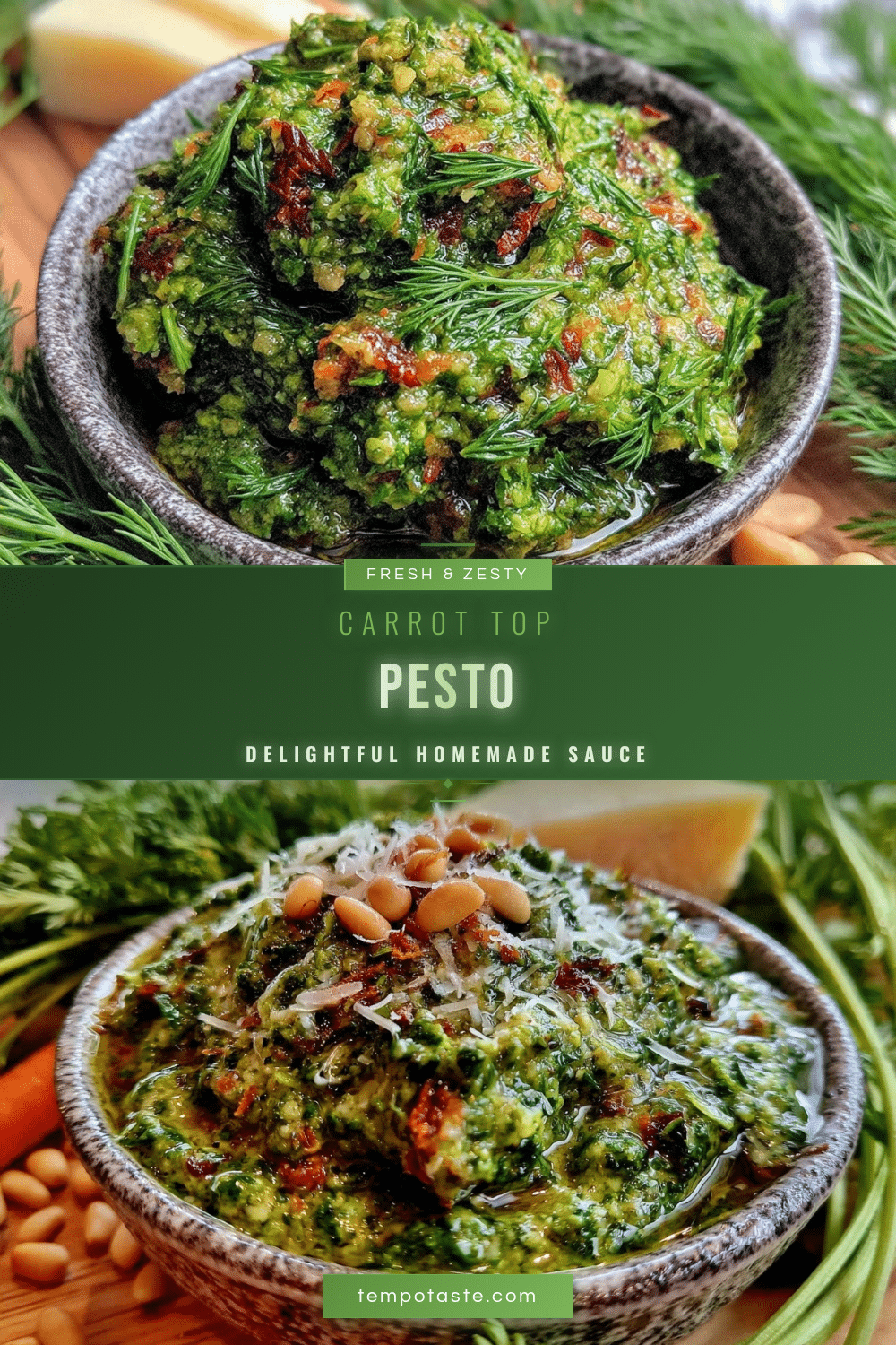 fresh carrot top pesto recipe recipe