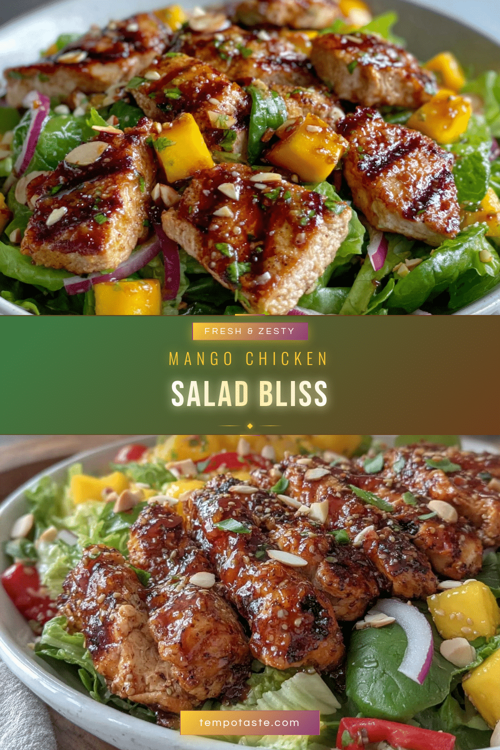 fresh mango chicken salad recipe
