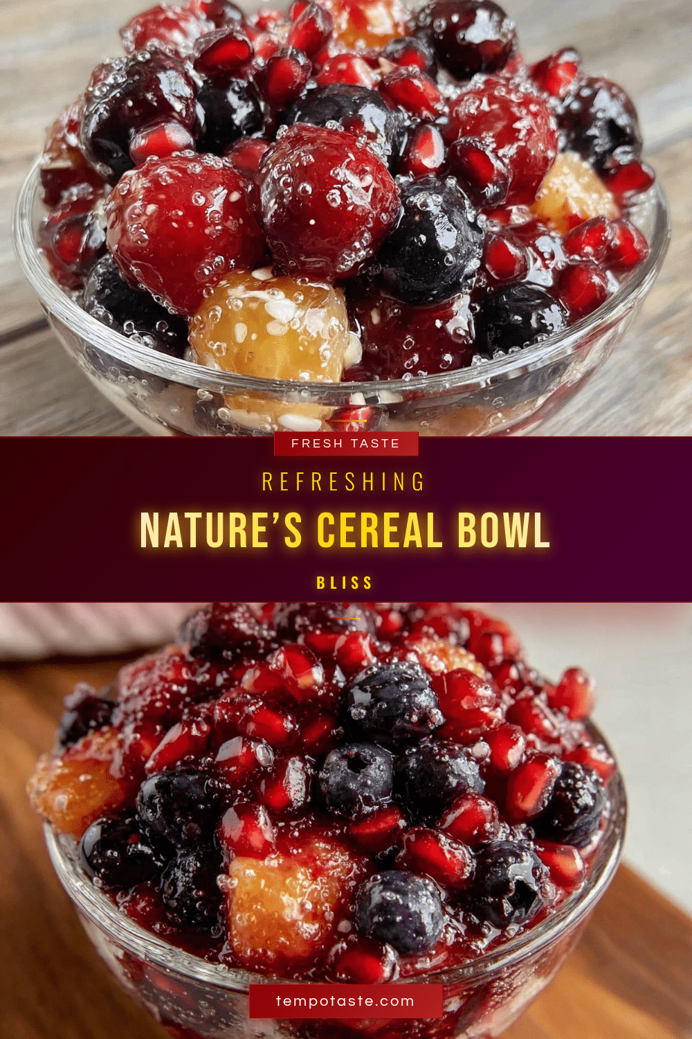 fresh natures cereal bowl recipe